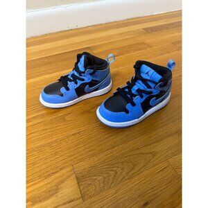 Nike Air Jordan 1 Mid University Black Blue 5C Toddler